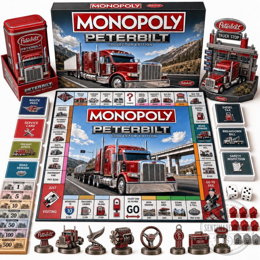 peterbilt-monopoly-collector-edition-board-game-with-custom-tokens-and-game-pieces-featured Peterbilt Monopoly Collector Edition Board Game with Custom Tokens and Game Pieces
