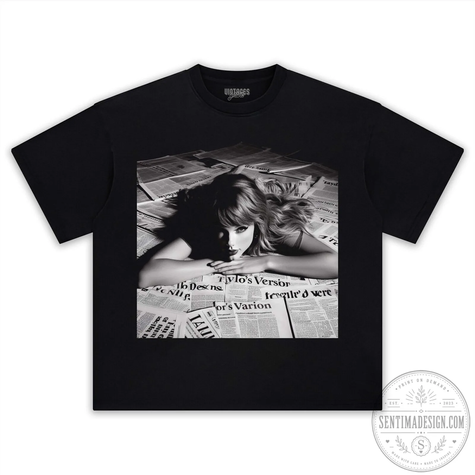 T-Shirt featuring Taylor Swift's The Tortured Poets Department Album Cover 10 T-Shirt featuring Taylor Swift