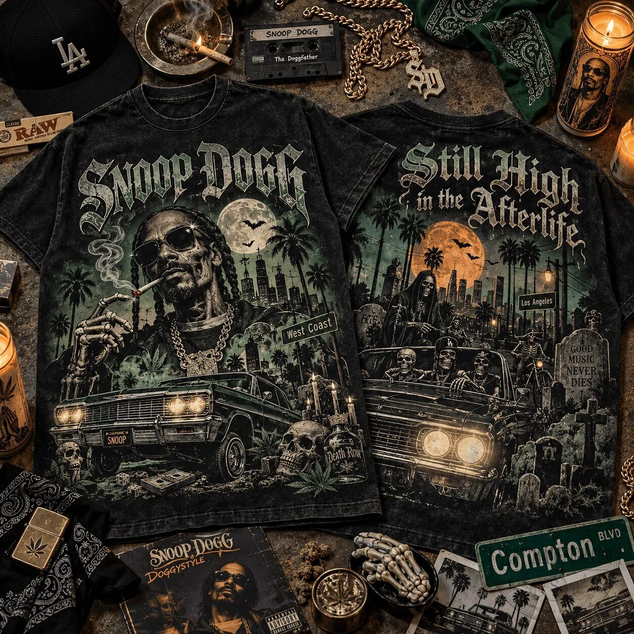 Snoop Dogg Still High in the Afterlife West Coast Hip Hop Music T-Shirt 2 Snoop Dogg Still High in the Afterlife West Coast Hip Hop Music T-Shirt