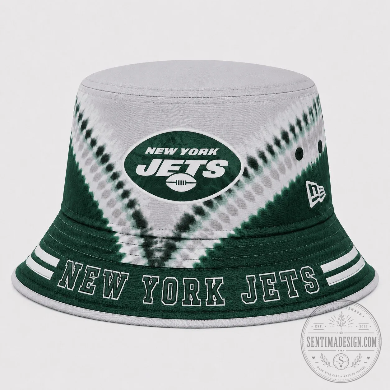 New York Jets Tie Dye Bucket Hat
