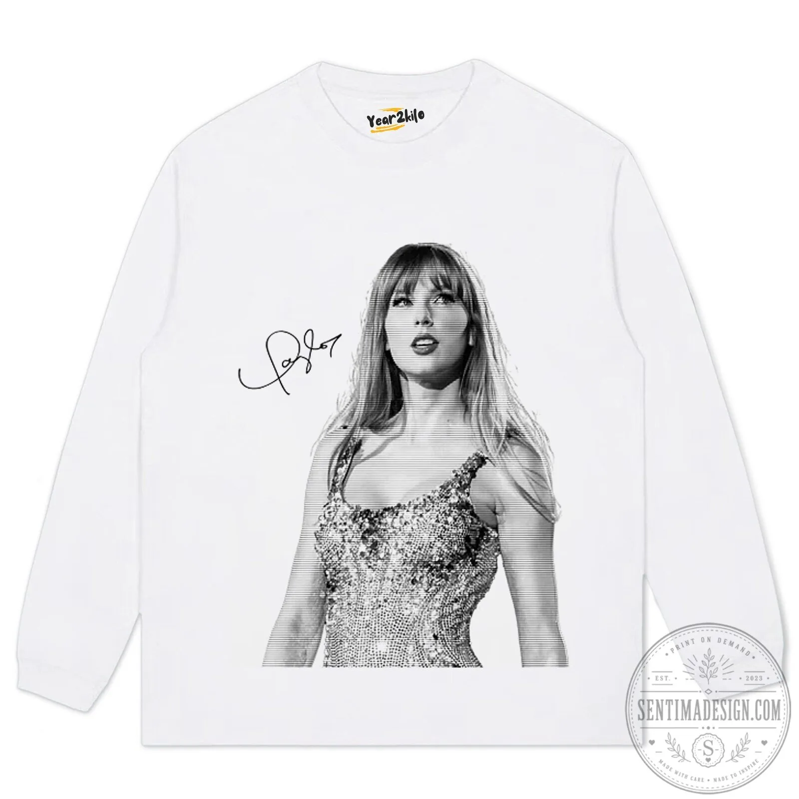Black T-Shirt for Taylor Swift's Eras Tour Concert 22 Black T-Shirt for Taylor Swift