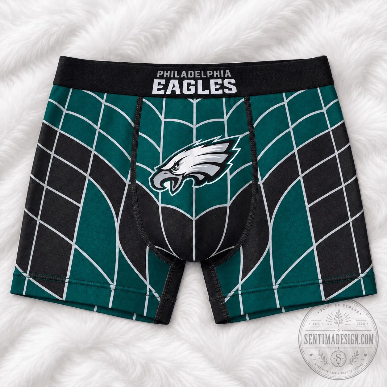 Philadelphia Eagles Fan Spider-Man Design Boxer Briefs for Men 5 Philadelphia Eagles Fan Spider-Man Design Boxer Briefs for Men