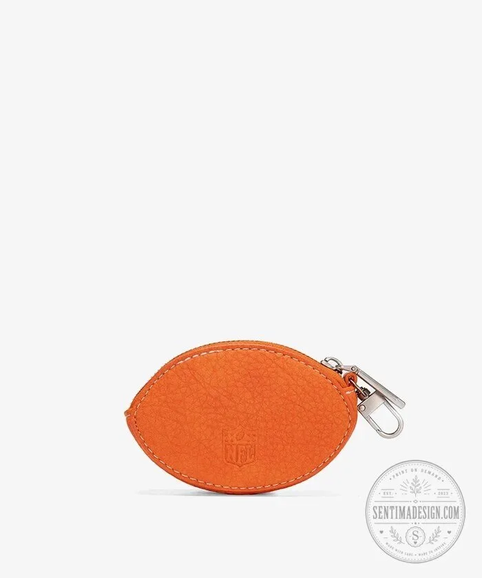 Denver Broncos Football Tooled Leather Style Coin Purse Keychain 7 Denver Broncos Football Tooled Leather Style Coin Purse Keychain