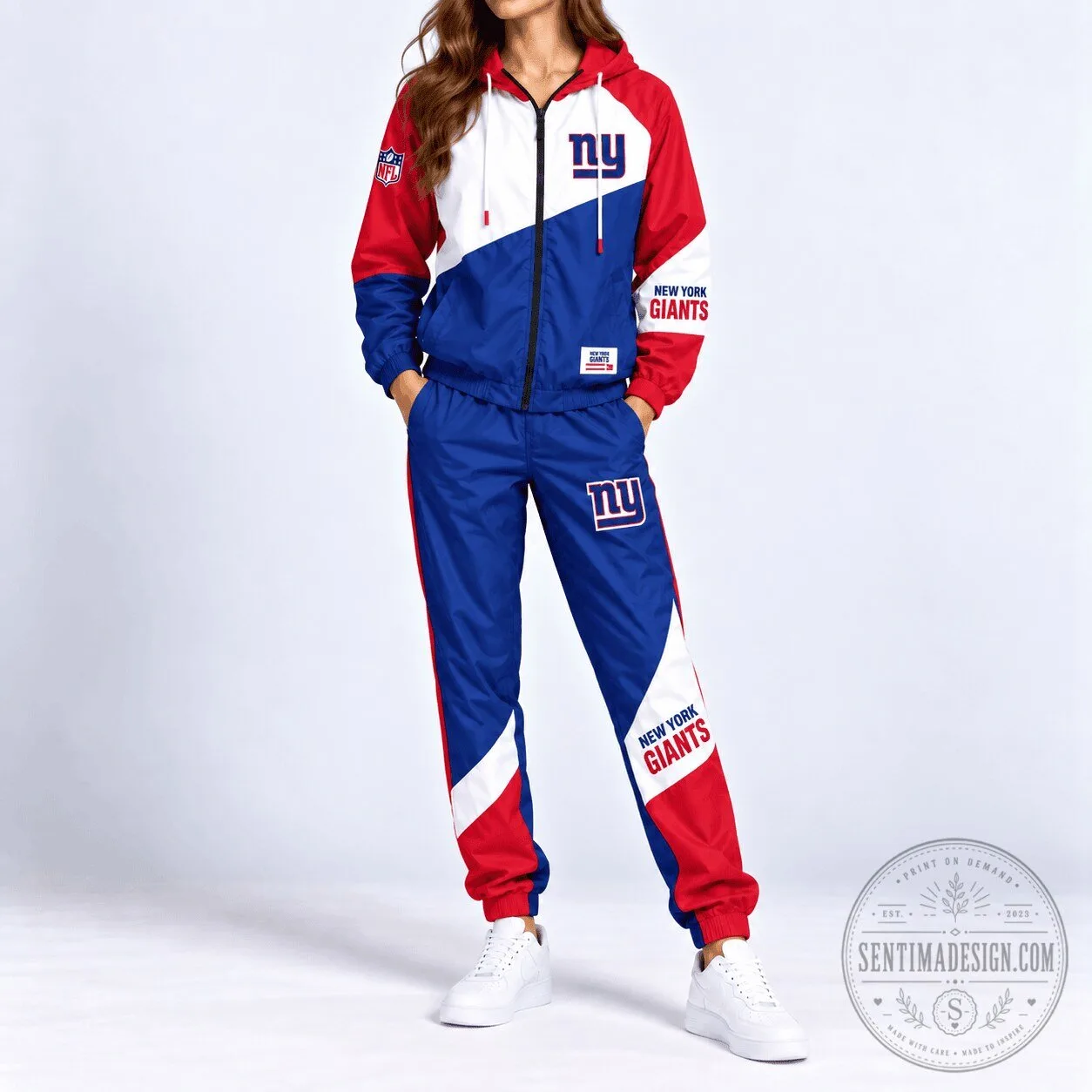 New York Giants NFL Team Training Days Slash Tracksuit 13 New York Giants NFL Team Training Days Slash Tracksuit