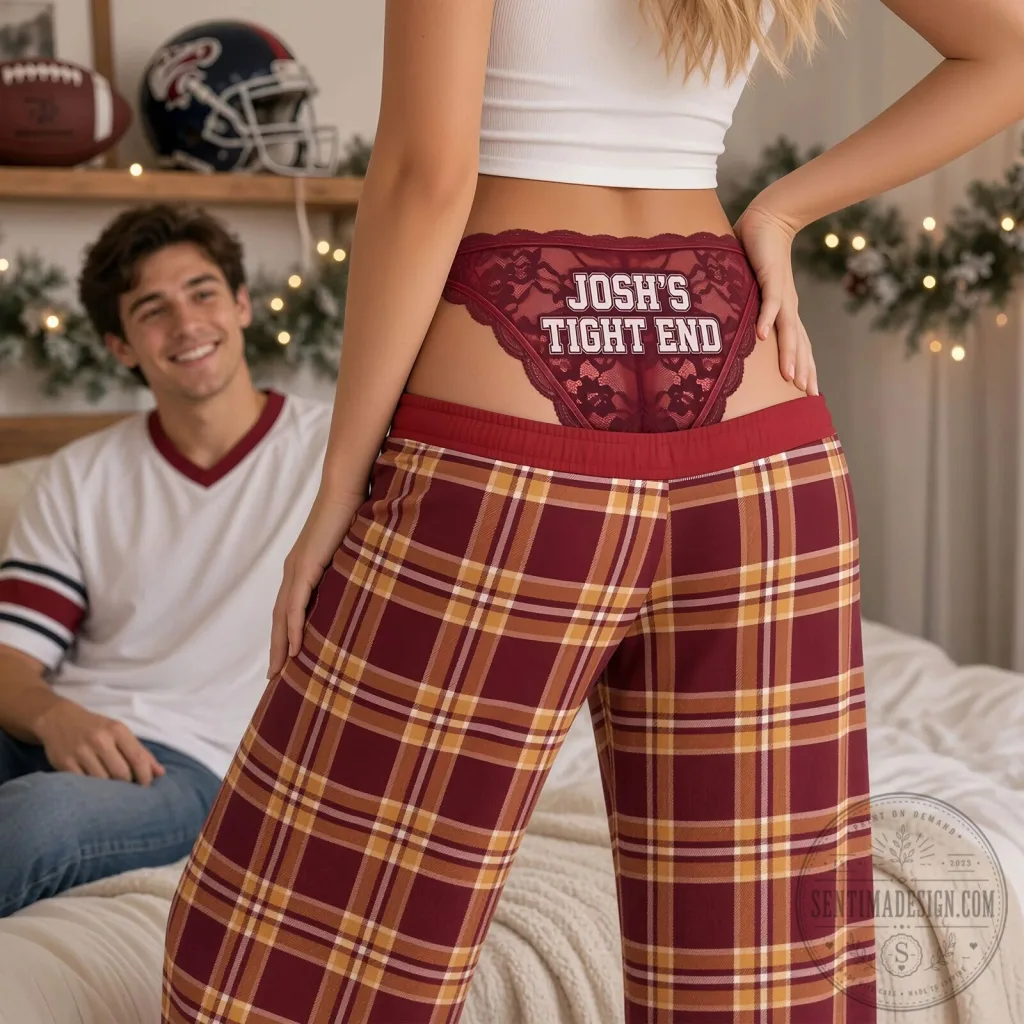 Josh's Tight End Funny Football Lingerie Underwear Josh's Tight End Funny Football Lingerie Underwear