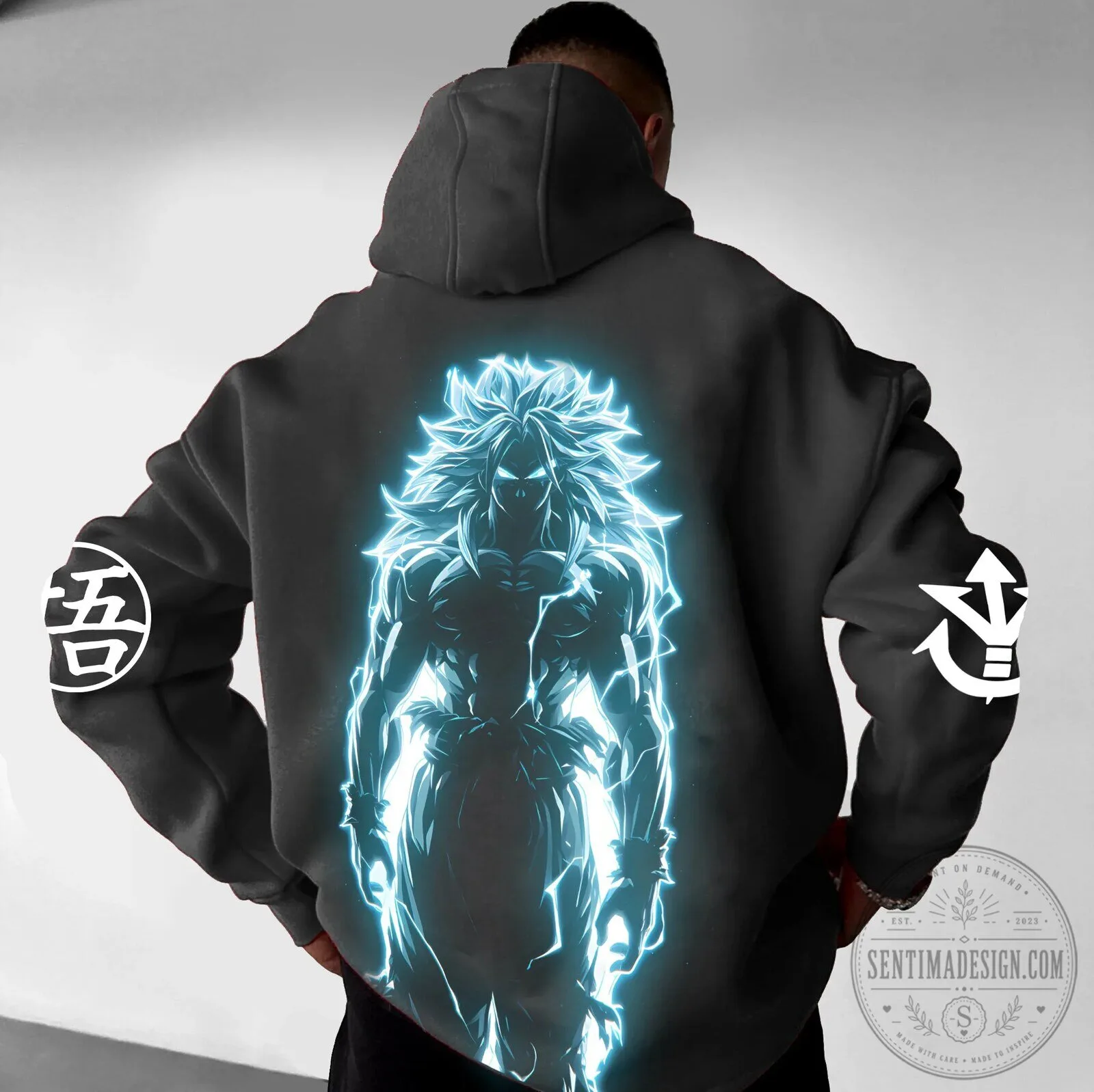 Dragon Ball Z Super Saiyan Broly Anime Graphic Streetwear Hoodie