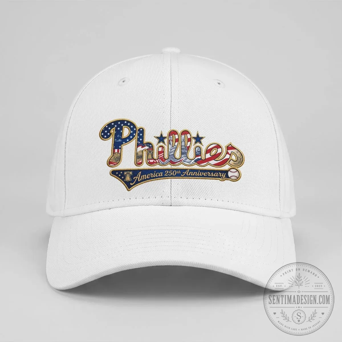 Philadelphia Phillies America 250th Anniversary Baseball Cap Hat