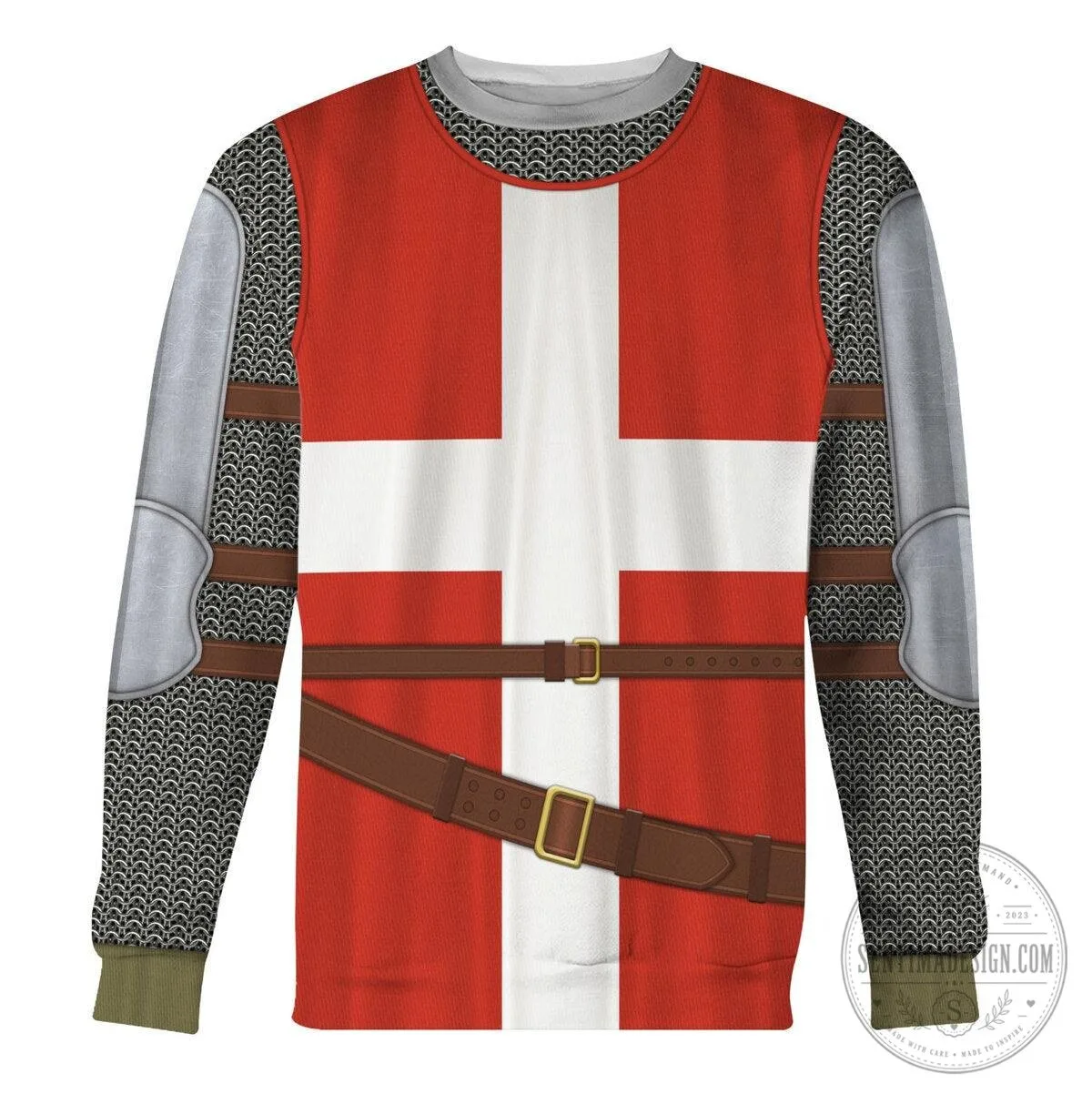 Knights Templar Holy Roman Empire Crusader Medieval Knight Costume Hoodie 20 Knights Templar Holy Roman Empire Crusader Medieval Knight Costume Hoodie