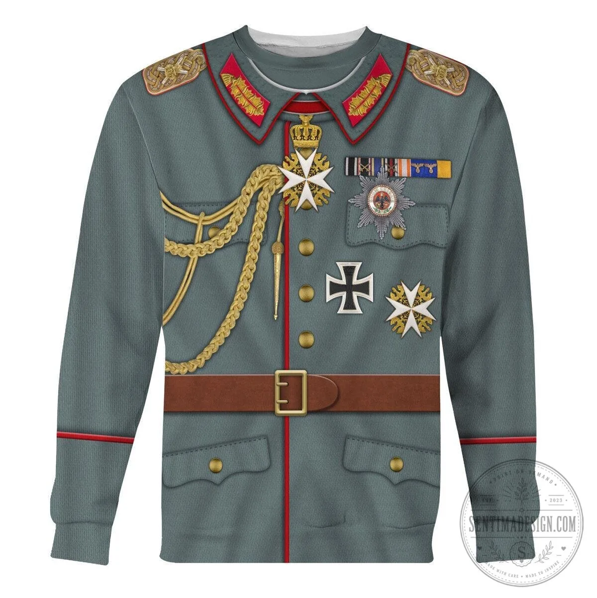 Hoodie Costume of German Emperor Kaiser Wilhelm II Uniform 20 Hoodie Costume of German Emperor Kaiser Wilhelm II Uniform