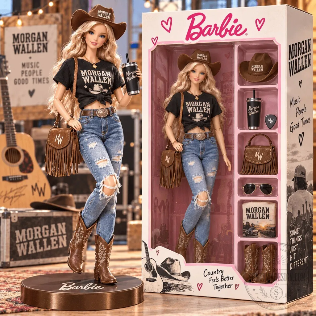Morgan Wallen Barbie Signature Music People Good Times Collectible Doll Morgan Wallen Barbie Signature Music People Good Times Collectible Doll
