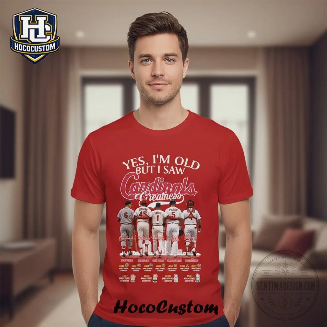 Cardinals Fan Shirt Yes I'm Old But I Saw Cardinals Greatness T-Shirt