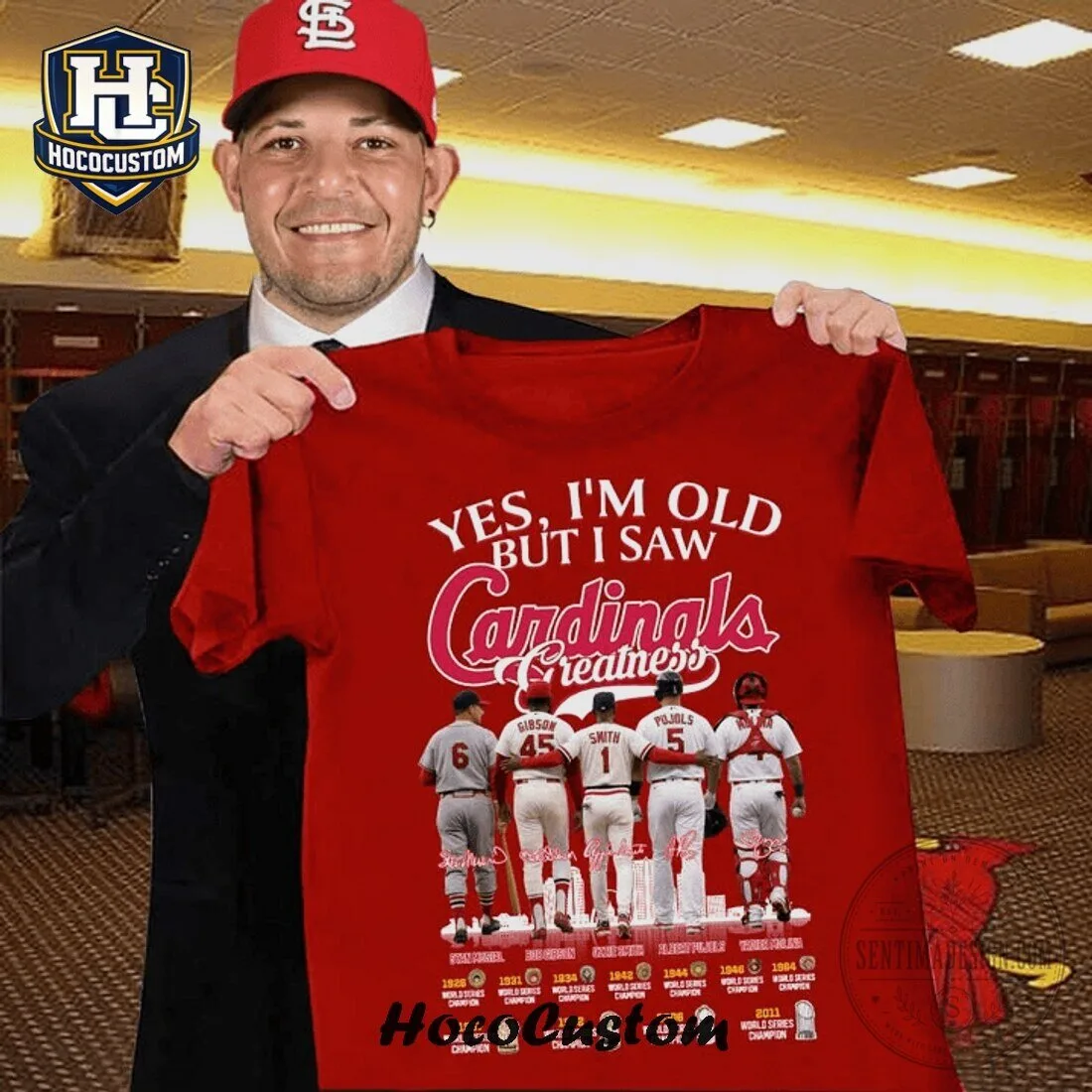 Cardinals Fan Shirt Yes I'm Old But I Saw Cardinals Greatness T-Shirt 7 Cardinals Fan Shirt Yes I