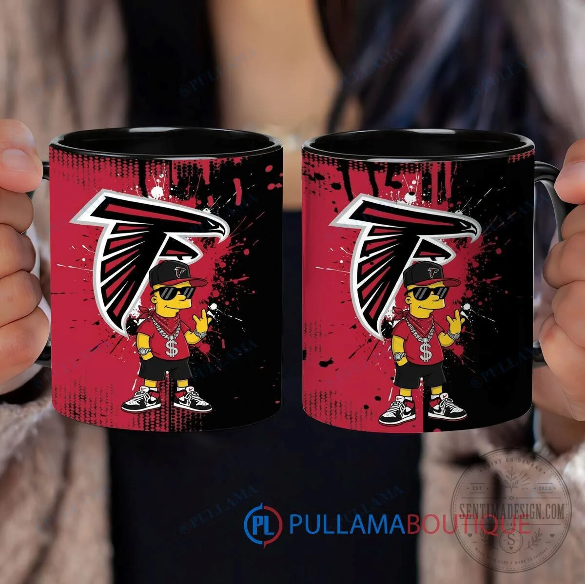 Atlanta Falcons Bart Simpson The Simpsons Football Team Fan Coffee Mug 3 Atlanta Falcons Bart Simpson The Simpsons Football Team Fan Coffee Mug