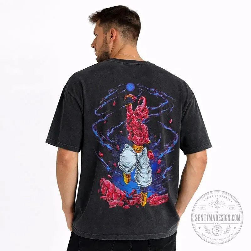 Dragon Ball Z Kid Buu Super Saiyan Anime Manga Character T-Shirt