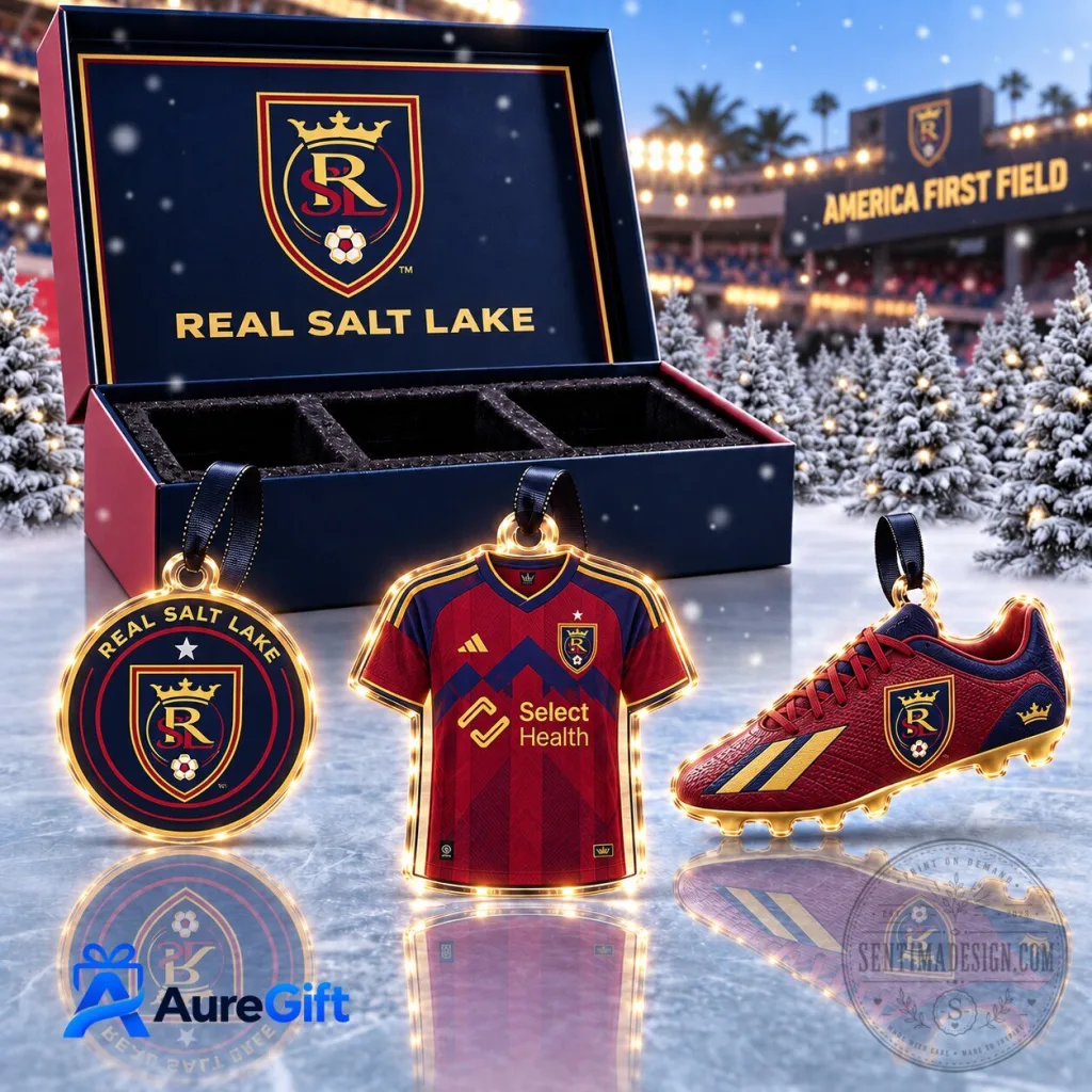 Real Salt Lake Soccer Team Christmas Tree Ornaments Set Real Salt Lake Soccer Team Christmas Tree Ornaments Set