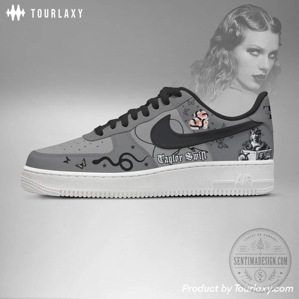 Taylor Swift Reputation Album Custom Sneakers 8 Taylor Swift Reputation Album Custom Sneakers