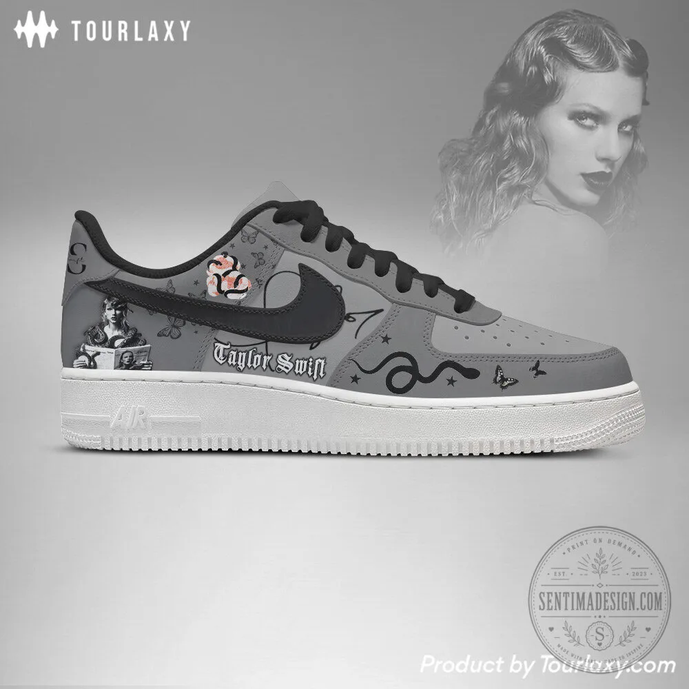 Taylor Swift Reputation Album Custom Sneakers 9 Taylor Swift Reputation Album Custom Sneakers