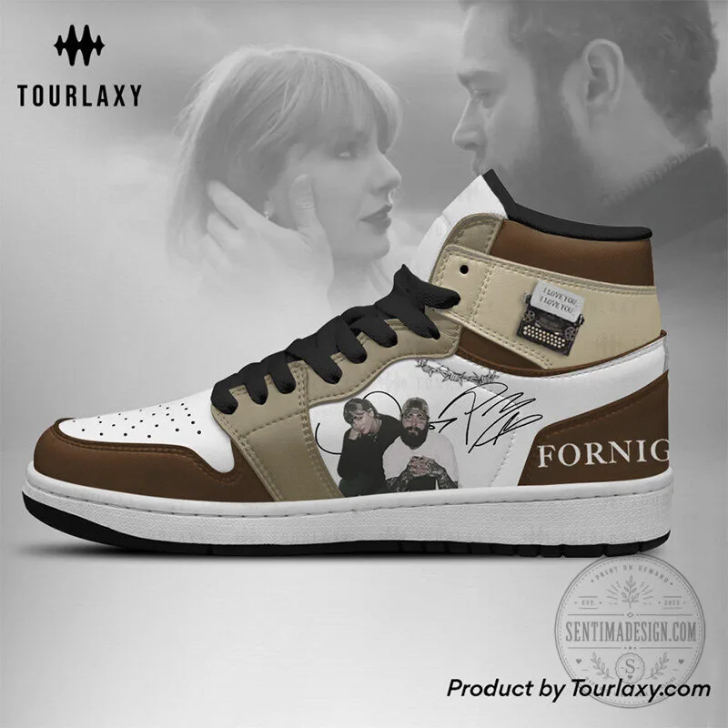 Taylor Swift and Post Malone For Night High Top Sneakers 8 Taylor Swift and Post Malone For Night High Top Sneakers