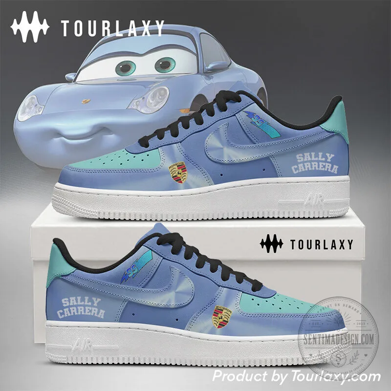 Sally Carrera Porsche 911 Disney Pixar Cars Custom Shoes