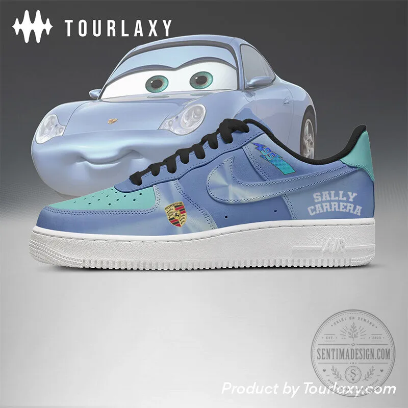 Sally Carrera Porsche 911 Disney Pixar Cars Custom Shoes 8 Sally Carrera Porsche 911 Disney Pixar Cars Custom Shoes