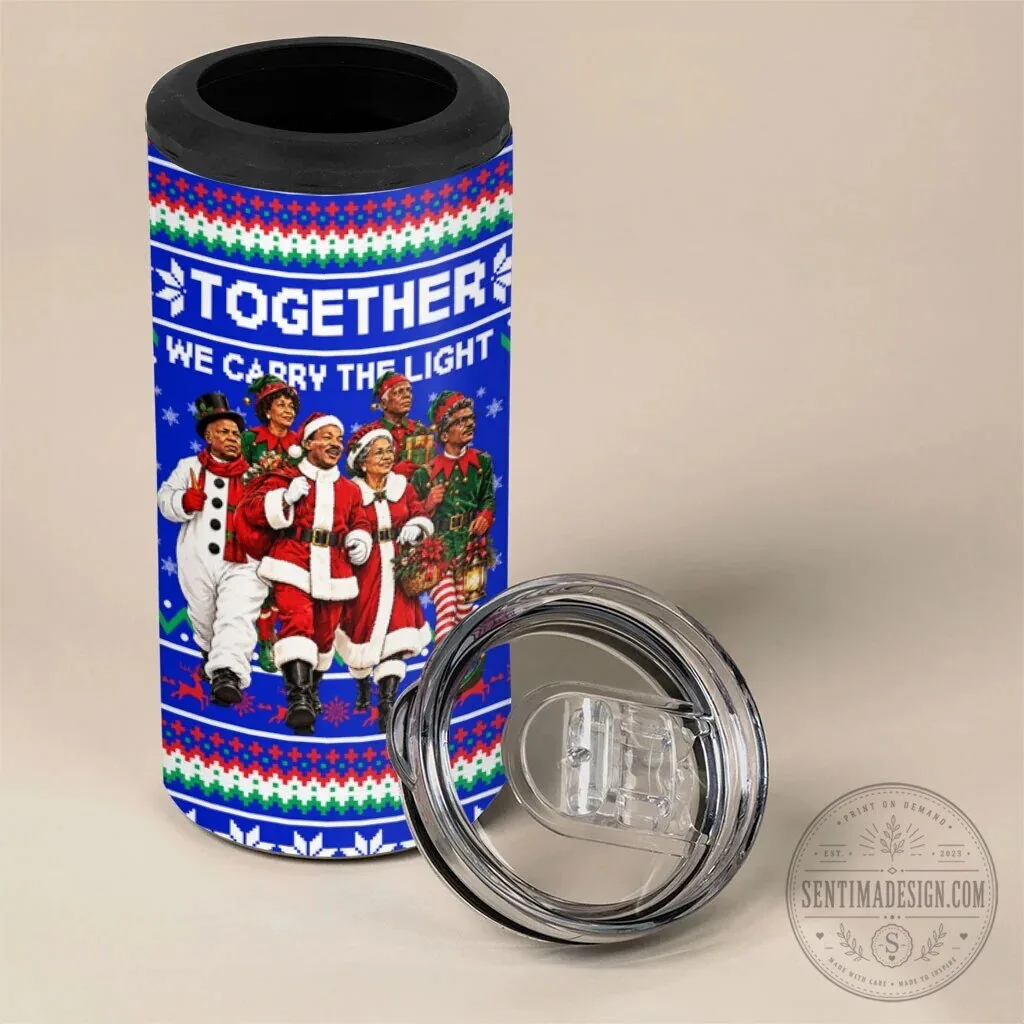Civil Rights Leaders Christmas Ugly Sweater Can Cooler Tumbler 13 Civil Rights Leaders Christmas Ugly Sweater Can Cooler Tumbler