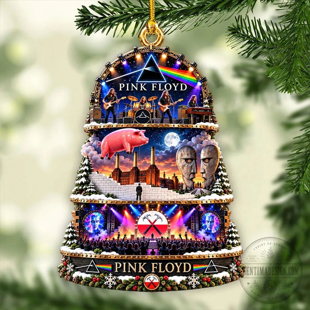 Pink Floyd Band Christmas Tree Ornament