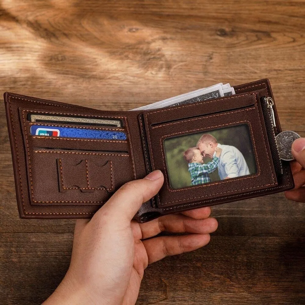 Toyota Car Logo Blue and Black Design Bi-Fold Wallet for Men 23 Toyota Car Logo Blue and Black Design Bi-Fold Wallet for Men