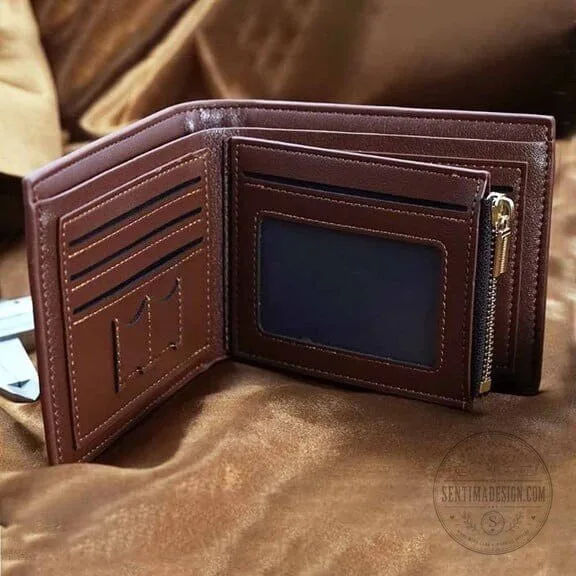 Toyota Car Logo Blue and Black Design Bi-Fold Wallet for Men 24 Toyota Car Logo Blue and Black Design Bi-Fold Wallet for Men