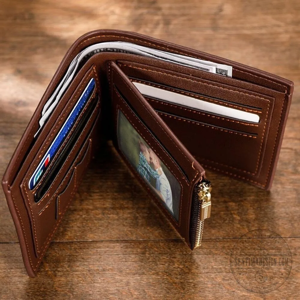 Toyota Car Logo Blue and Black Design Bi-Fold Wallet for Men 25 Toyota Car Logo Blue and Black Design Bi-Fold Wallet for Men