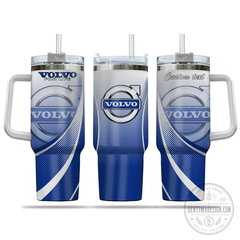 Volvo For Life Custom Name 40oz Stainless Steel Insulated Tumbler with Handle 8 Volvo For Life Custom Name 40oz Stainless Steel Insulated Tumbler with Handle