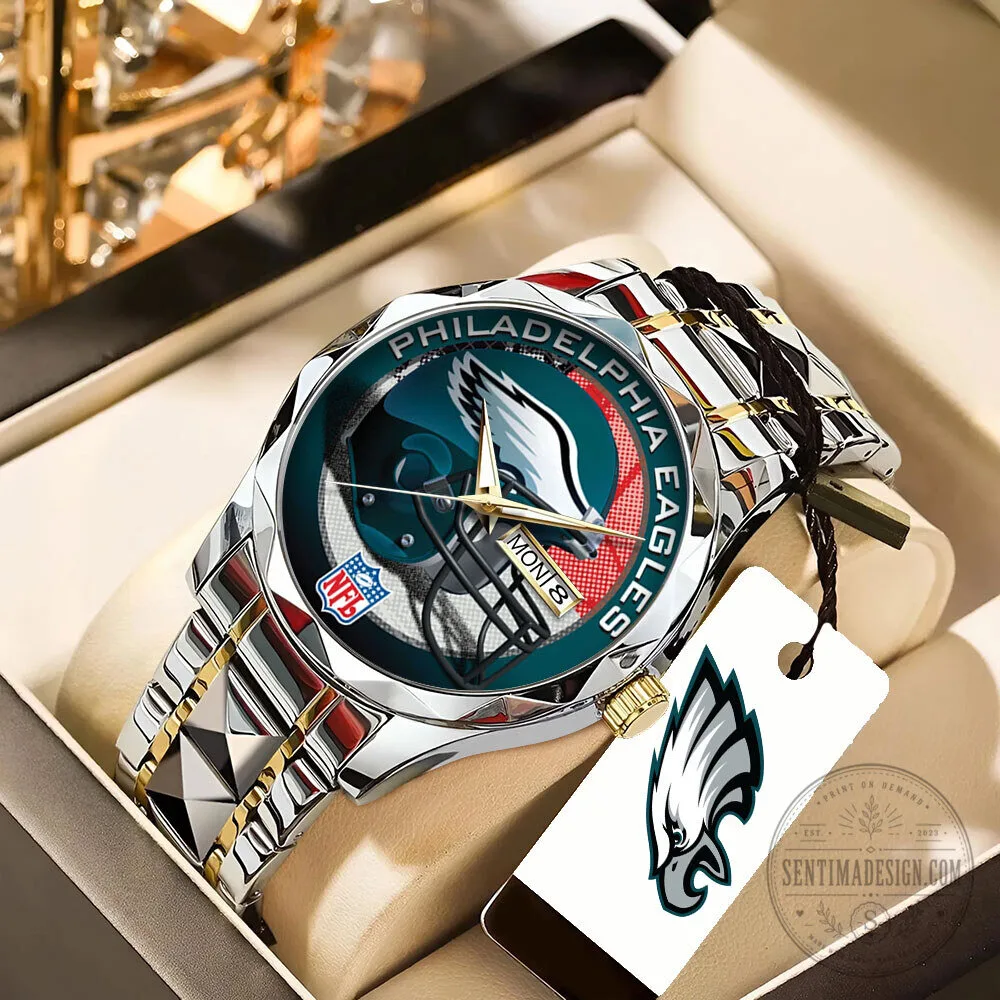 Philadelphia Eagles National Football League Team Logo Quartz Watch