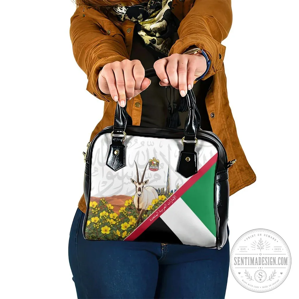 United Arab Emirates National Day Arabian Oryx Shoulder Handbag Emirati Pride 5 United Arab Emirates National Day Arabian Oryx Shoulder Handbag Emirati Pride