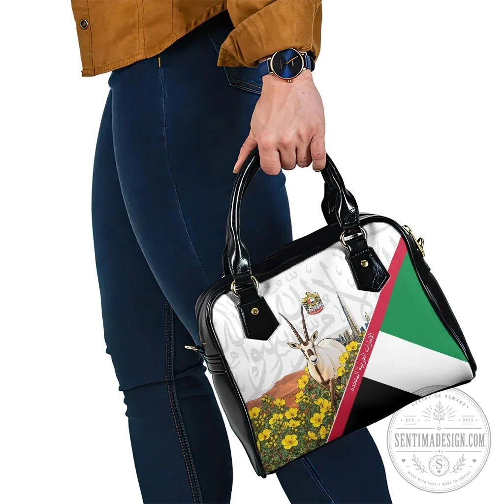 United Arab Emirates National Day Arabian Oryx Shoulder Handbag Emirati Pride 12 United Arab Emirates National Day Arabian Oryx Shoulder Handbag Emirati Pride