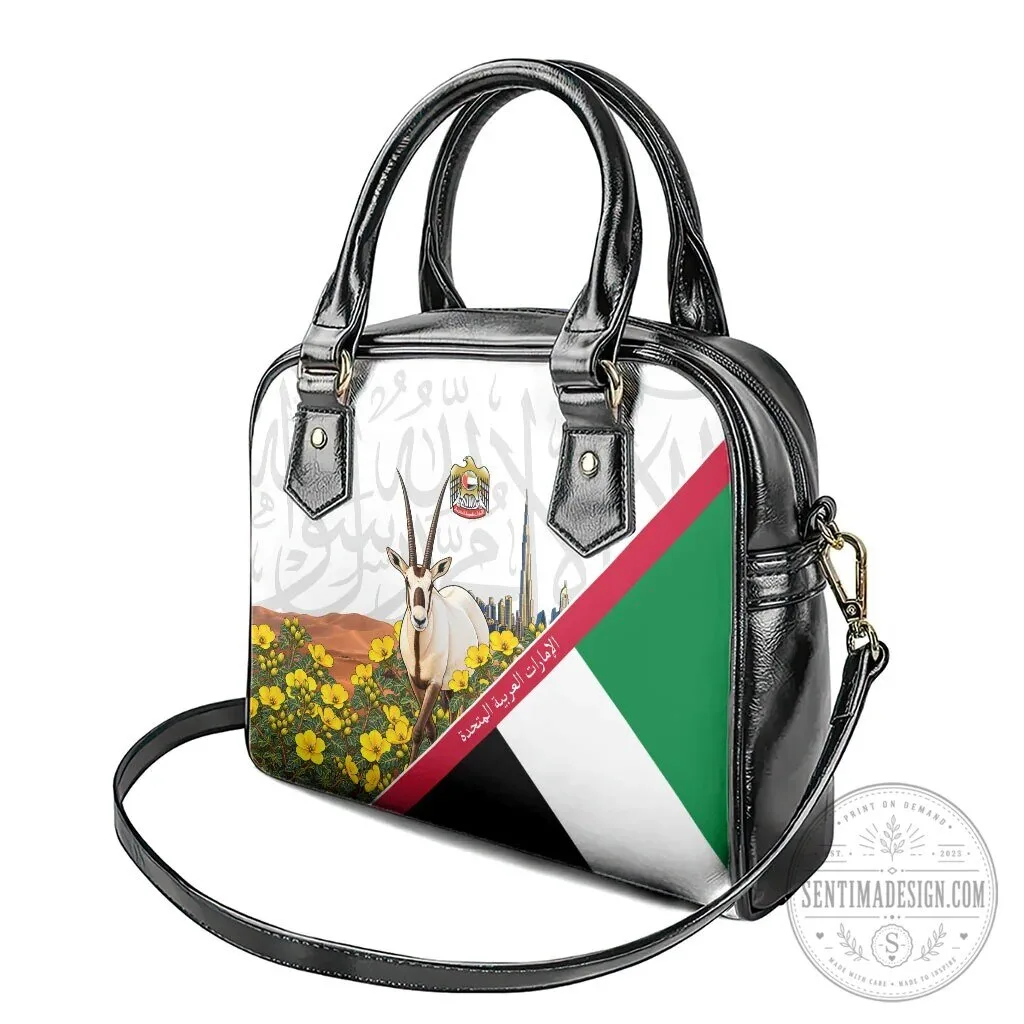 United Arab Emirates National Day Arabian Oryx Shoulder Handbag Emirati Pride 14 United Arab Emirates National Day Arabian Oryx Shoulder Handbag Emirati Pride