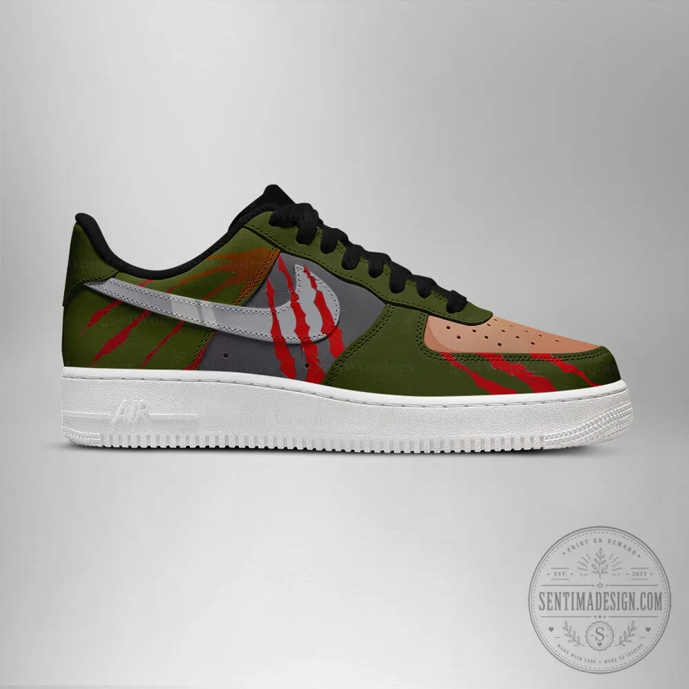 Freddy Krueger Horror Movie Nightmare on Elm Street Custom Design Shoes 8 Freddy Krueger Horror Movie Nightmare on Elm Street Custom Design Shoes