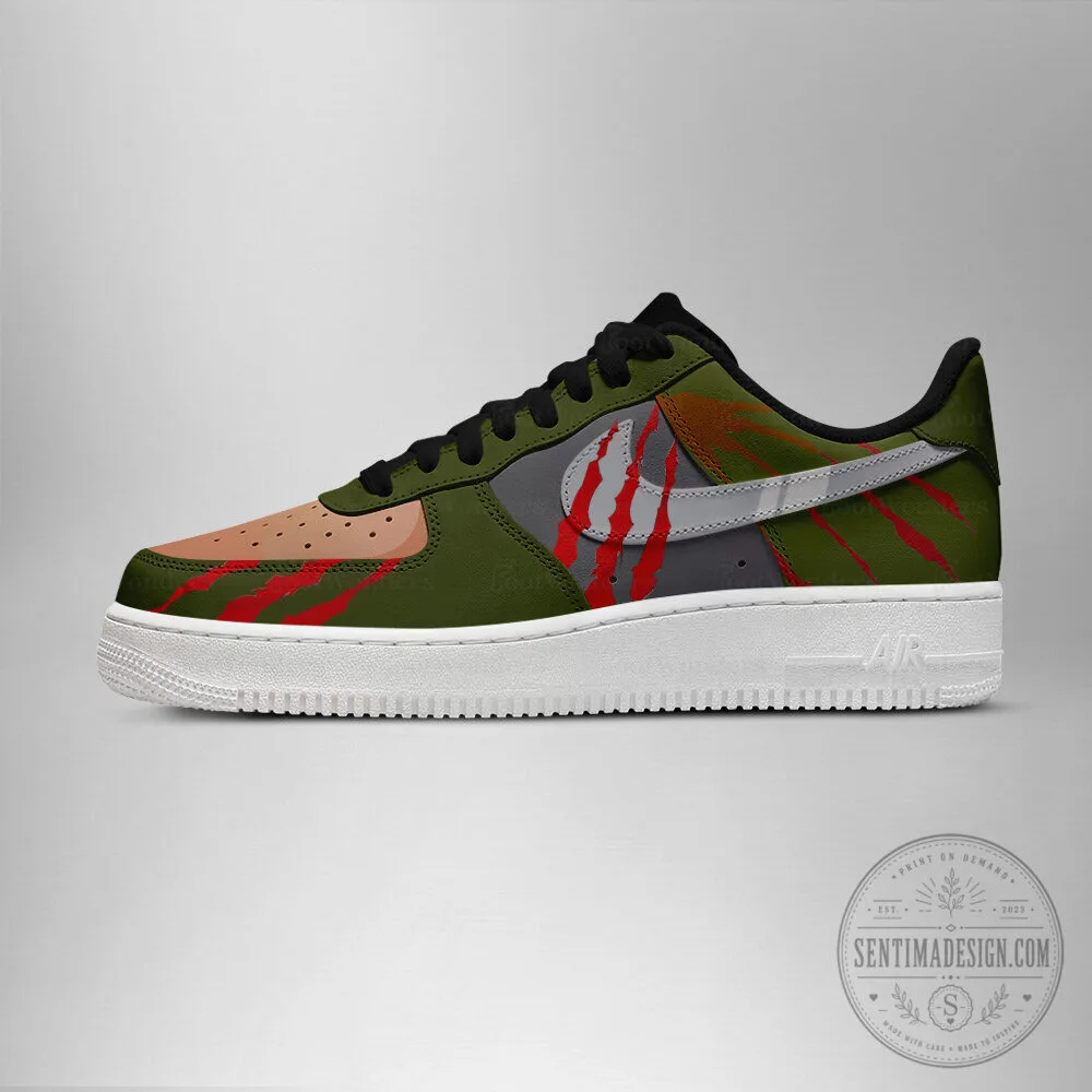 Freddy Krueger Horror Movie Nightmare on Elm Street Custom Design Shoes 9 Freddy Krueger Horror Movie Nightmare on Elm Street Custom Design Shoes