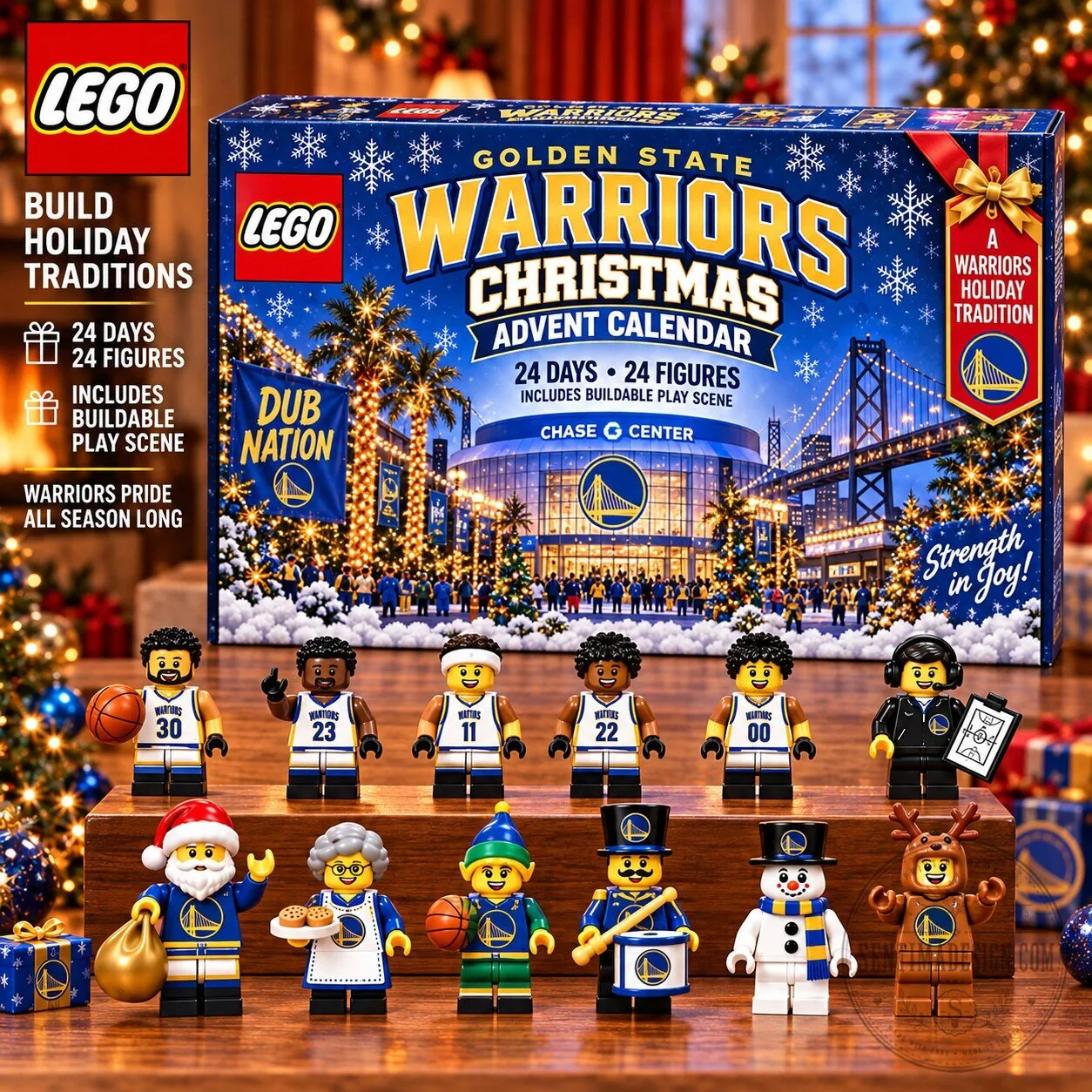 Golden State Warriors LEGO Christmas Advent Calendar