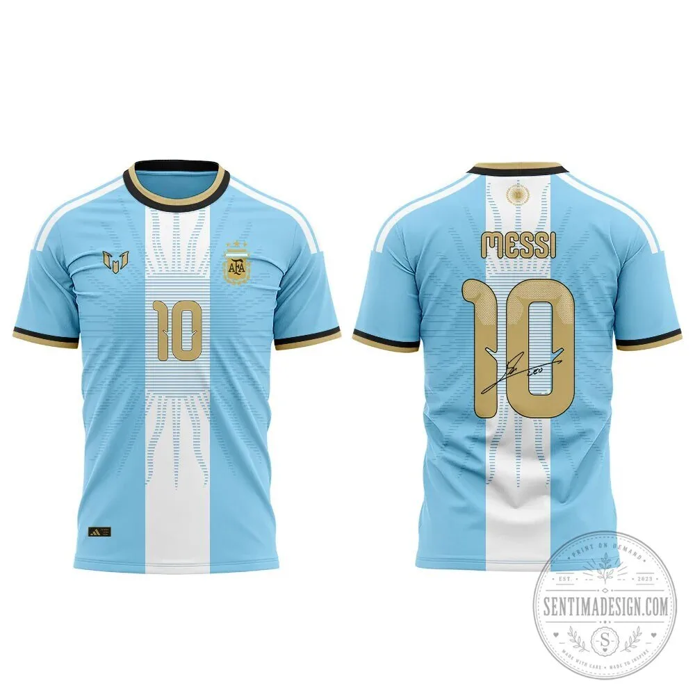 Argentina National Team Soccer Jersey - Lionel Messi Edition 6 Argentina National Team Soccer Jersey - Lionel Messi Edition