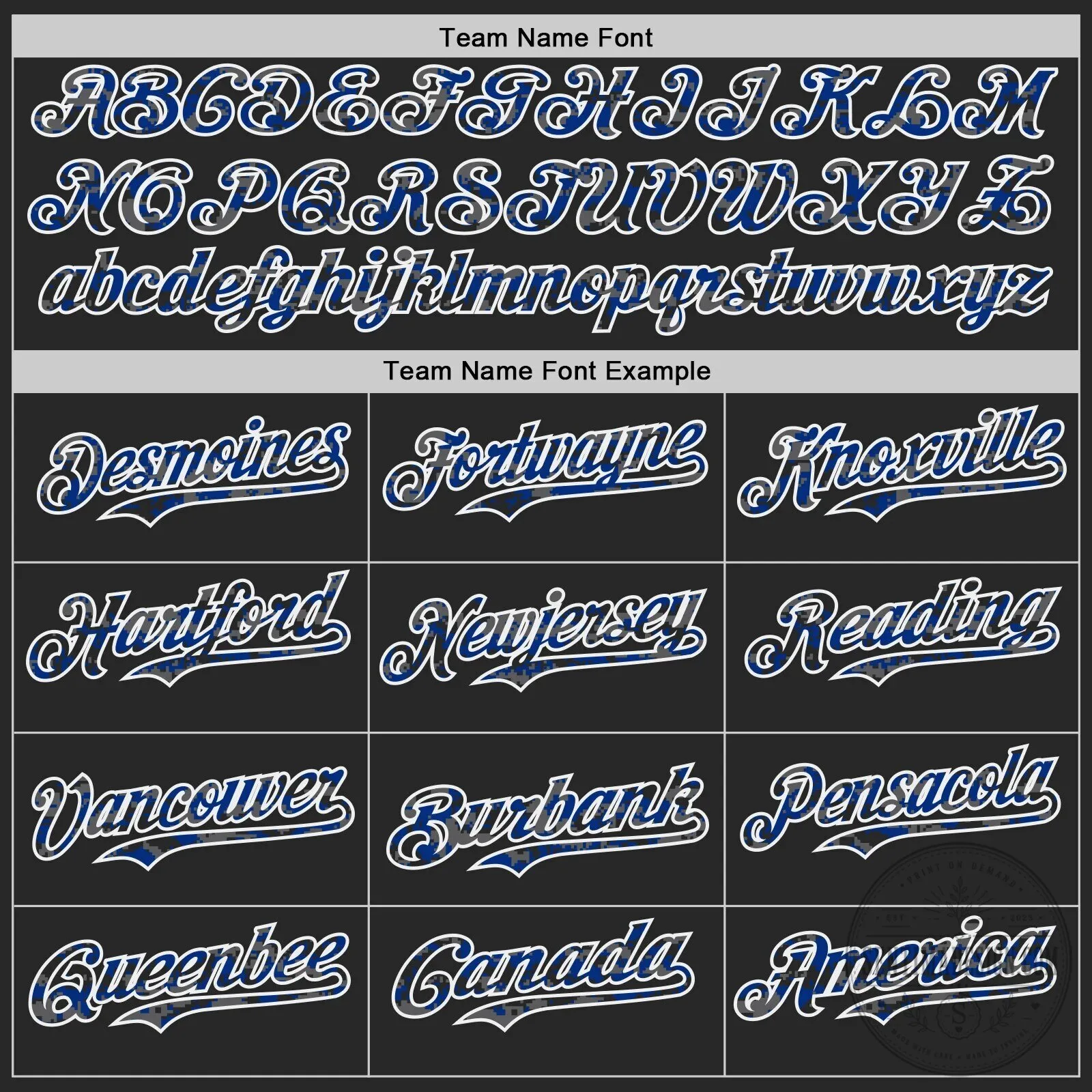 Custom Black Royal Blue Digital Camouflage Two Tone Authentic Baseball Jersey 10 Custom Black Royal Blue Digital Camouflage Two Tone Authentic Baseball Jersey