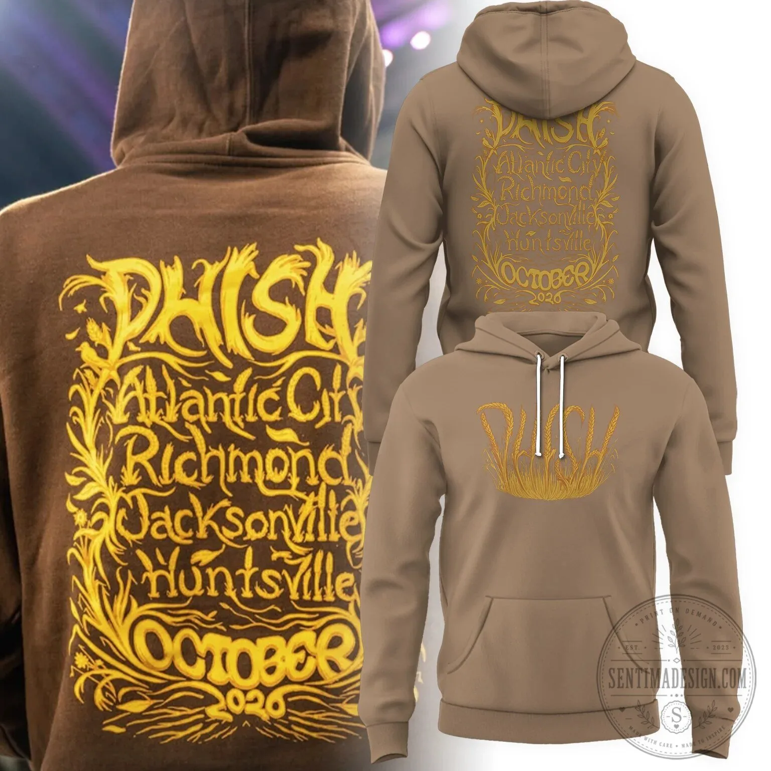 Hoodie for Phish's October 2020 Tour in Jacksonville, Richmond, Huntsville, and Atlantic City 1 Hoodie for Phish's October 2020 Tour in Jacksonville, Richmond, Huntsville, and Atlantic City